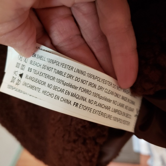 DONATED❌HP 💜Forever 21,  Sherpa Motorcycle Jacket - Picture 5 of 5